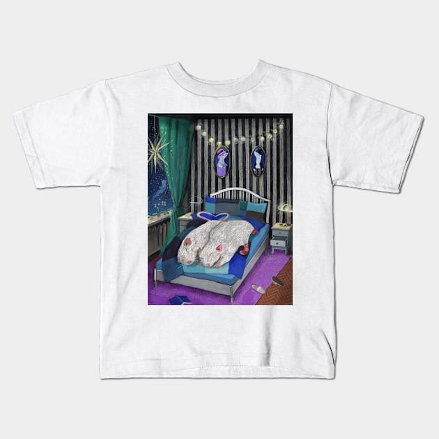 Rats in the Bedroom Kids T-Shirt by argiropulo